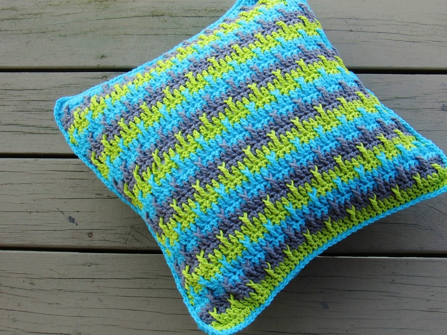 Textured Throw Pillow Cover Crochet Pattern, Free Pattern Crochet